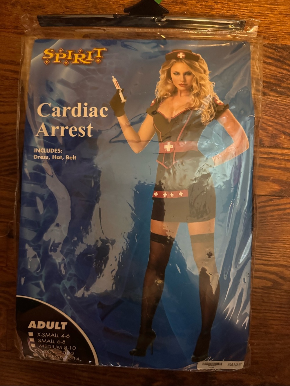 Spirit Halloween Cardiac Arrest Nurse Costume Womens Large